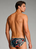 Slip da nuoto uomo da allenamento H2OTTO 427H - Tattoo — costume da nuoto uomo, BONESWIMMER Made in Italy