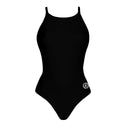 Costume intero donna da allenamento IBIZA 077I - Total Black, vista frontale