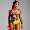 Costume intero donna da allenamento IBIZA 221I - Illusa, vista frontale