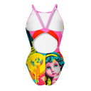 Costume intero donna da allenamento IBIZA 221I - Illusa, vista posteriore