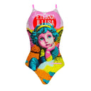 Costume intero donna da allenamento IBIZA 221I - Illusa, vista frontale