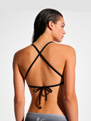 Women's training bikini top BONDI 003B - Black