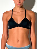 Women's training bikini top BONDI 003B - Black