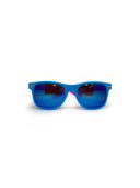 Wayfarer model sunglasses - Light Blue + Fluorescent Fuchsia