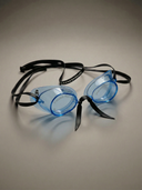 Occhialini Svedesi con silicone Soft Frame - Azzurro — occhialini da nuoto, BONESWIMMER Made in Italy