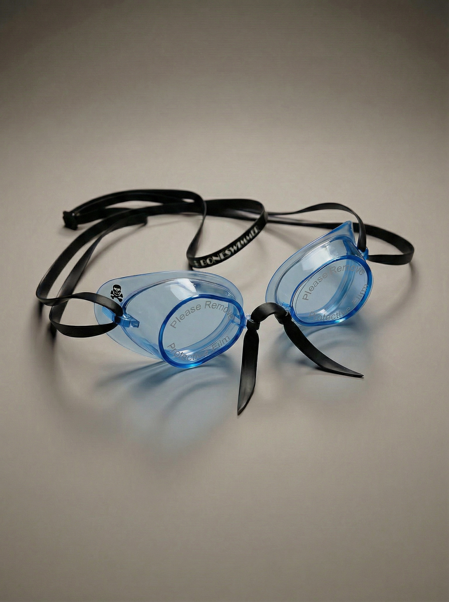 Gafas suecas con silicona Soft Frame — Azul claro