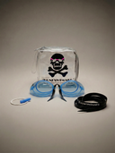 Occhialini Svedesi con silicone Soft Frame - Azzurro vista 2 — occhialini da nuoto, BONESWIMMER Made in Italy