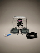 Occhialini Svedesi con silicone Soft Frame - Nero vista 2 — occhialini da nuoto, BONESWIMMER Made in Italy