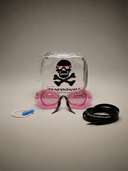 Occhialini Svedesi con silicone Soft Frame - Rosa chiaro vista 2 — occhialini da nuoto, BONESWIMMER Made in Italy