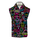 Poncho bimbo in microfibra 61POF - Skull tribe — telo in microfibra, BONESWIMMER Made in Italy
