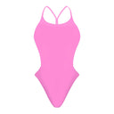 Costume intero donna da mare Milano - Rosa Chiaro, vista frontale