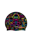 Cuffia silicone - Skull tribe — cuffia da nuoto, BONESWIMMER Made in Italy