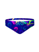 Slip da nuoto bambino da allenamento H2OTTO 434HF - Shark wave, vista frontale