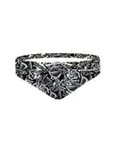 Slip da nuoto uomo da allenamento H2OTTO 427H - Tattoo vista 2 — costume da nuoto uomo, BONESWIMMER Made in Italy
