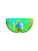 Slip da nuoto bambino da allenamento H2OTTO 339HF - Garden, vista posteriore