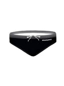 Slip da nuoto uomo da allenamento H2OTTO 357H - Nero Bianco — costume da nuoto uomo, BONESWIMMER Made in Italy