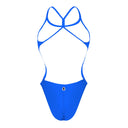 Costume intero donna da mare Milano - Turchese, vista posteriore