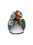 Turbante Sahara - 031SF Psycho — telo in microfibra, BONESWIMMER Made in Italy
