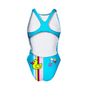 Costume intero donna da allenamento PINUP 480PF - Unicorno, vista posteriore