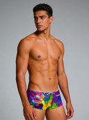 Parigamba uomo da allenamento UCLA 243UF - Rooster — costume da nuoto uomo, BONESWIMMER Made in Italy