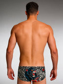 Parigamba uomo da allenamento UCLA 246U - Tattoo vista 2 — costume da nuoto uomo, BONESWIMMER Made in Italy