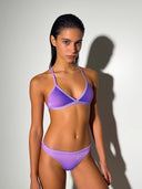 Women's training bikini bottom MALIBU 002MF - Purple
