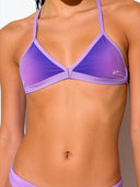 Women's training bikini top BONDI 005BF - Purple
