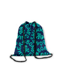 Microfibre backpack 137ZF - Blue with mint logo, product image 1 - BONESWIMMER