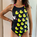 Costume intero donna da allenamento IBIZA 214IF - Ansia, vista frontale