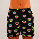 Boxer mare uomo Samoa L025SMF - Scimmiette vista 2 — boxer da nuoto, BONESWIMMER Made in Italy
