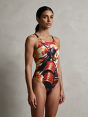 Costume intero donna da allenamento IBIZA 207I - Samurai: vista frontale indossato