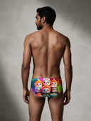 Slip da nuoto uomo da allenamento H2OTTO 403H - Sushi: vista posteriore indossato