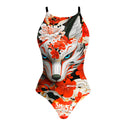 Costume intero donna da allenamento IBIZA 172I - Kitsune, vista frontale