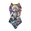 Costume intero donna da allenamento IBIZA 174IF - Psycho, vista frontale