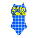 Costume intero donna da allenamento IBIZA 183I - Zitto E Nuota, vista frontale