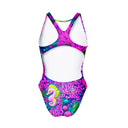 Costume intero bambina da allenamento PINUP 472PF - Charming, vista posteriore