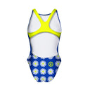 Costume intero bambina da allenamento PINUP 475PF - Use Your Smile, vista posteriore