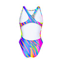 Costume intero bambina da allenamento PINUP 476PF - Roar, vista posteriore