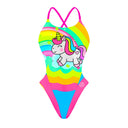 Costume intero donna da mare Alte L027AF - Ponycorno, vista frontale