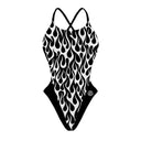Costume intero donna da mare Alte L032A - Fiamma Bianca, vista frontale