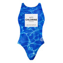 Costume intero bambina da allenamento PINUP 256P - Chlorine, vista frontale