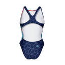 Costume intero bambina da allenamento PINUP 429PF - Atomic, vista posteriore