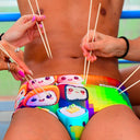 Parigamba uomo da allenamento UCLA 213U - Sushi vista 2 — costume da nuoto uomo, BONESWIMMER Made in Italy