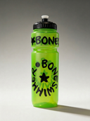 Borraccia Sport 750 ml con Tappo Beccuccio - BONESWIMMER Verde Fluo Trasparente Logo Nero — borraccia sport, BONESWIMMER