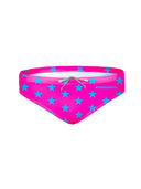 Men's training swim briefs H2OTTO 440HF - Fuchsia blue star