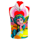 Poncho bimbo in microfibra 52PO - Illusa vista 2 — telo in microfibra, BONESWIMMER Made in Italy