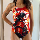 Costume intero donna da allenamento IBIZA 207I - Samurai, vista frontale