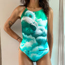Costume intero donna da allenamento IBIZA 210I - Sleepy, vista frontale